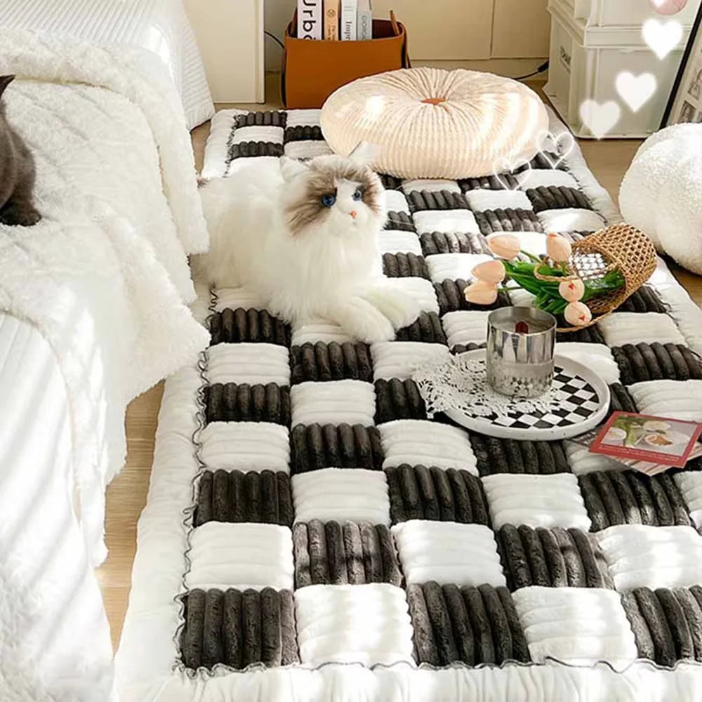 CWV Waterproof Coral Fleece Dog Car Seat And Bed Cover