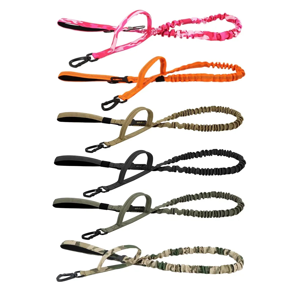 Pettravel Adjustable Nylon Dog Leash With Dual Handles