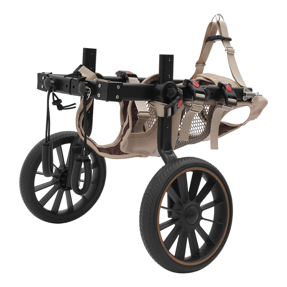 Bymaocar Adjustable Dog Wheelchair Rehabilitation Walking Aid Cart
