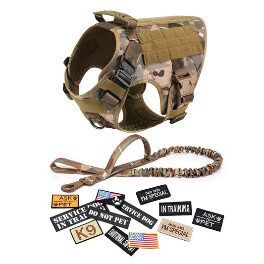 PetraVel Tactical Dog Harness Vest With Padded Design