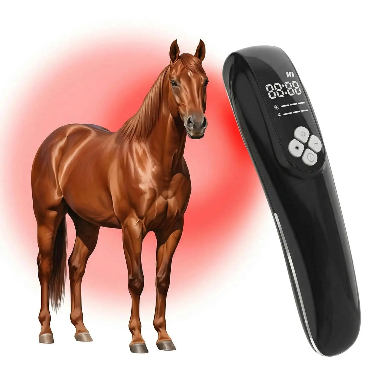 4*808nm Laser Therapy for Horses Tens Red Light Therapy Physiotherapy for Horses Tendon/Ligament Injuries and Pain Relief