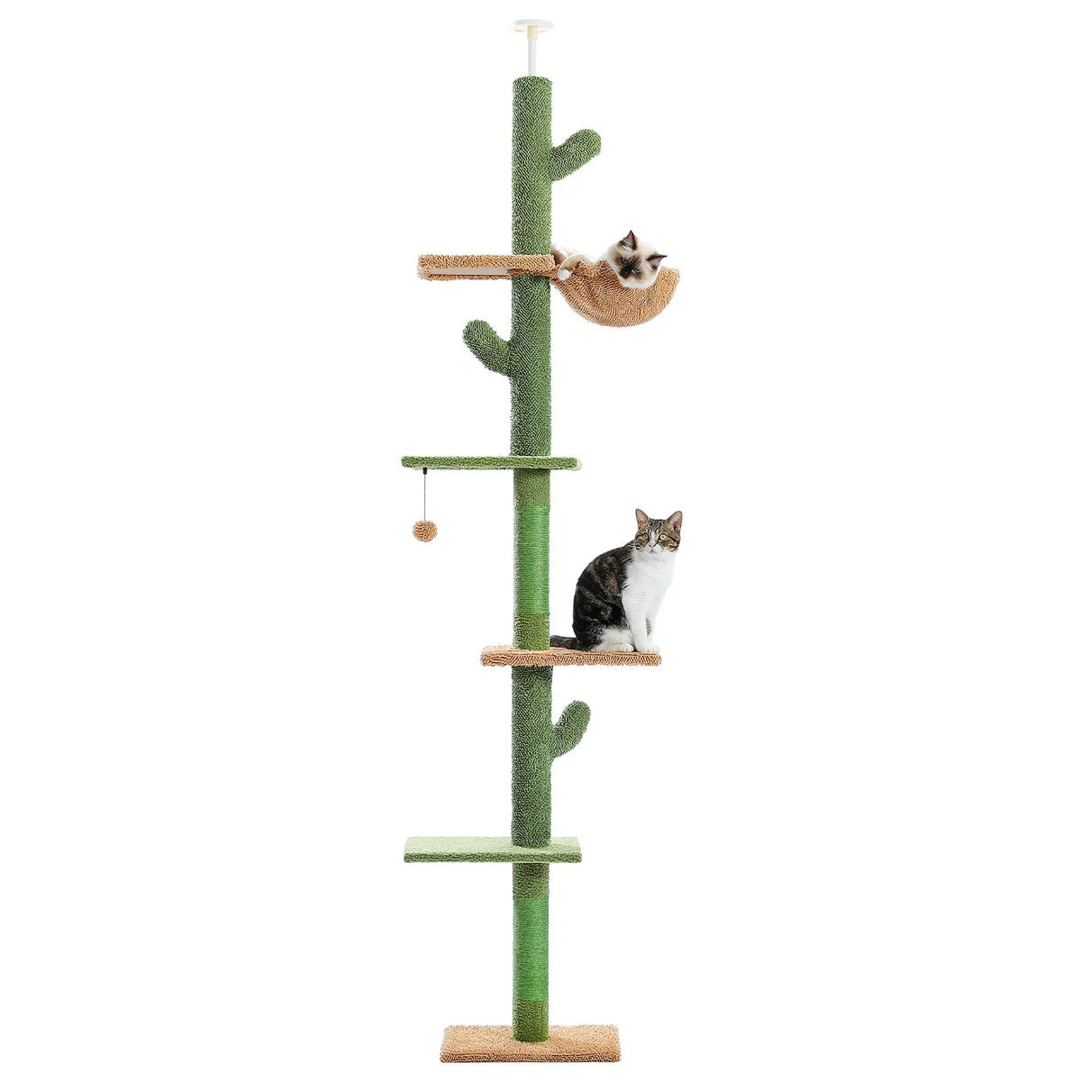 PAWZ Road Floor To Ceiling Cat Tree With Scratching Post