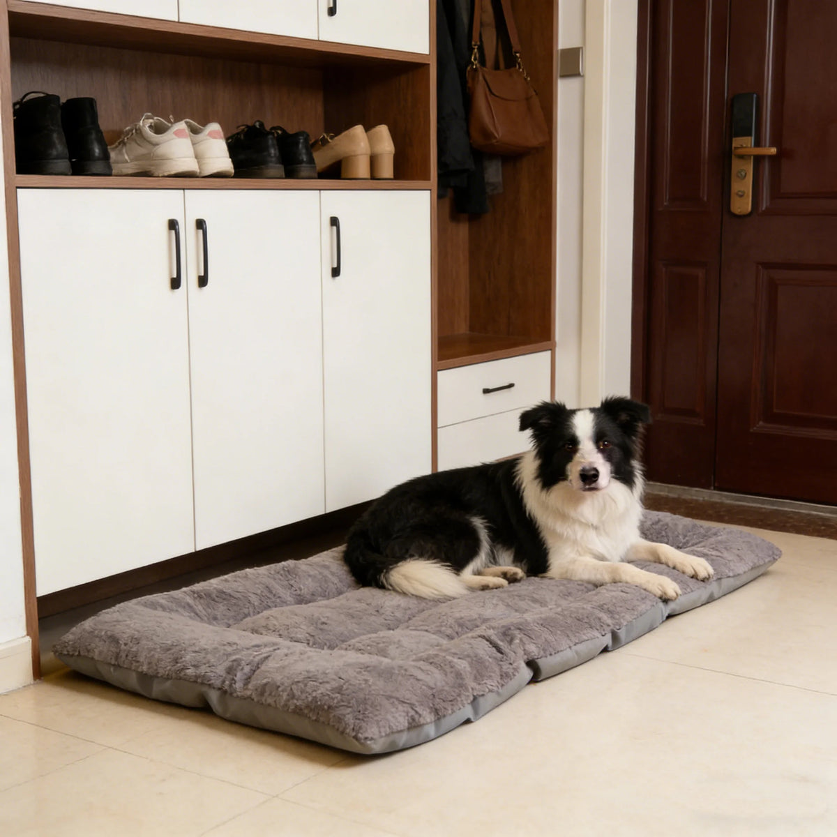 Ultra Soft Plush Dog Bed Comfortable Pet Crate Floor Mat