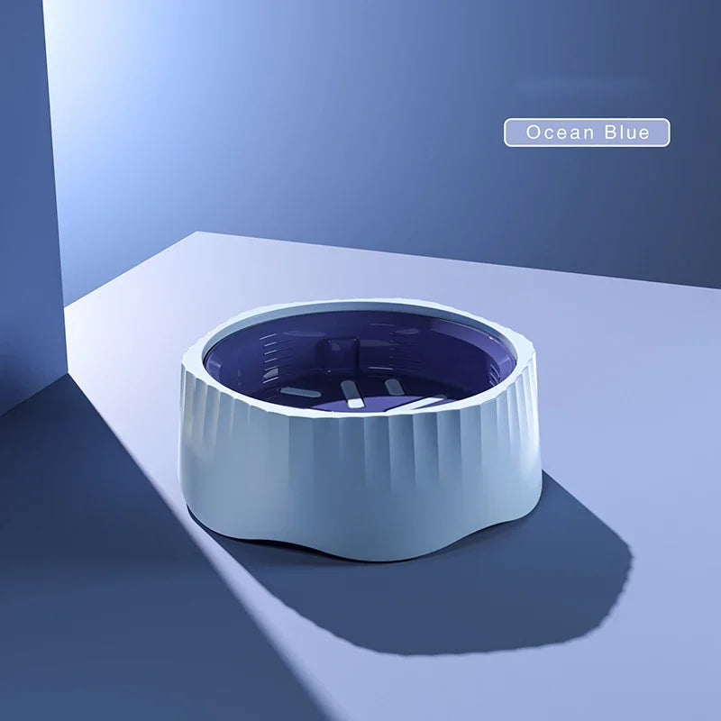 2 in 1 Rotatable Slow Feeder Dog Bowl 60° Switchable Pet Feeding Bowl Anti-Choke Anti-Vomit PP Food Bowl for Cats and Dogs