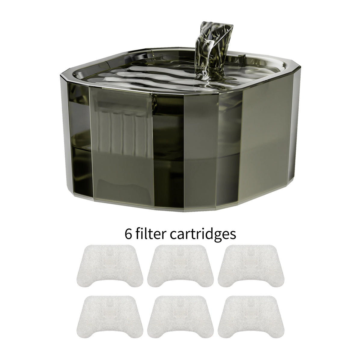 Automatic Cat Water Fountain And Feeder With Silent USB Pump