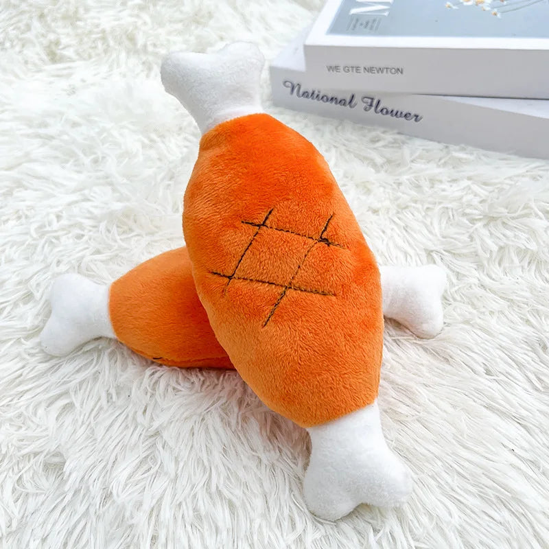 Plush Duck Dog Toy Bite Resistant Chew Toy For Dogs