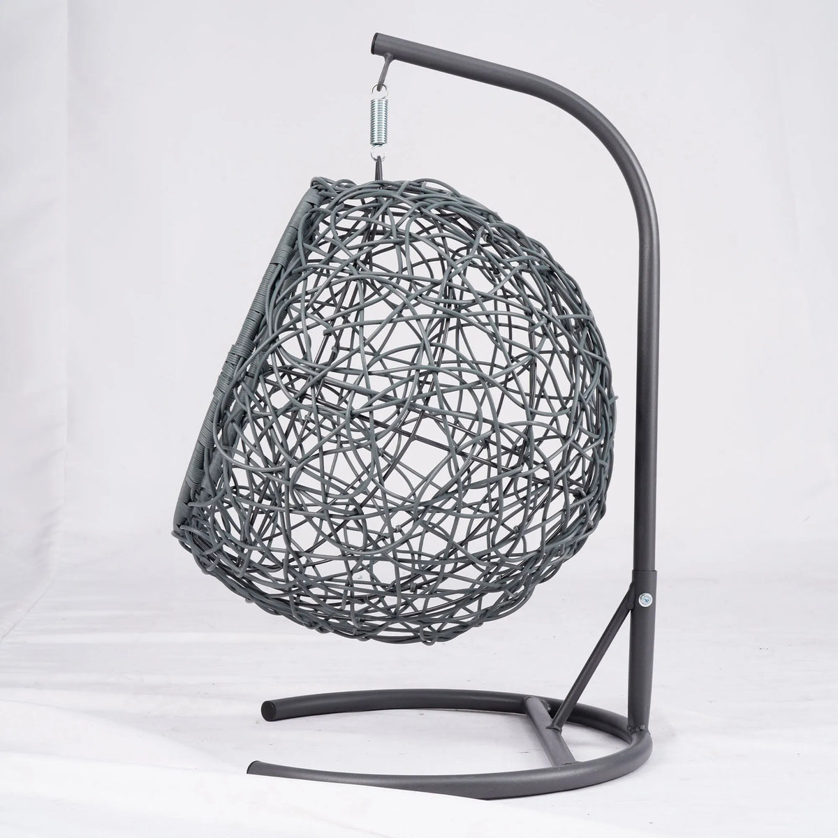 Rattan Wicker Cat Swing Bed With Hanging Stand And Cushion