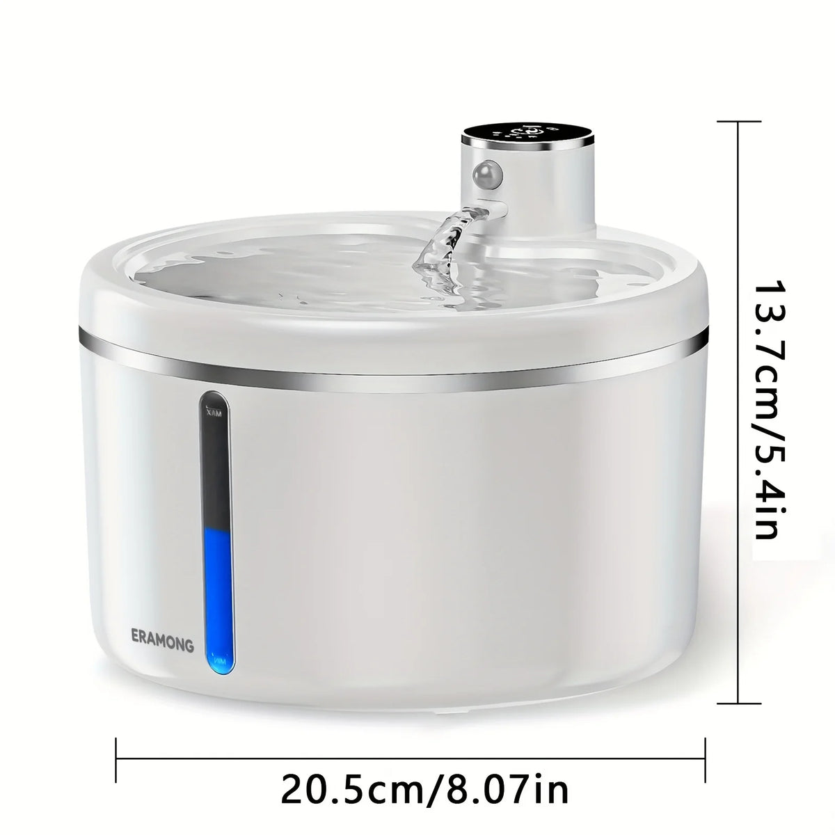 ERAMONG Wireless Cat Water Fountain With Auto Sensor Quiet Dispenser